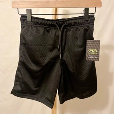 Athletic Works Boys Black Mesh Shorts DriWorks Active Gym Basketball M 8 NWT
