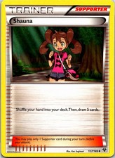 shauna card pokemon HR Single You may play only 1 Supporter card during your turn S.Shauna Full Art SR 77/67