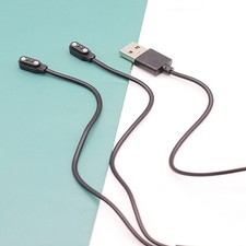 Magnetic 2-pin Dual Connect Dock USB Charging Cable For Smart Glasses *tn