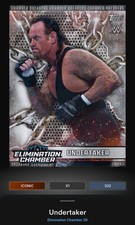 Undertaker - Steel Breakers Iconic - Topps Slam WWE Elimination Chamber 26