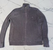 Hilfiger Denim Herren Pullover L blau Feinstr...