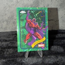 2025 Topps Chrome Marvel Comics Hulk Green Lazer Refractor /99 Magneto #169