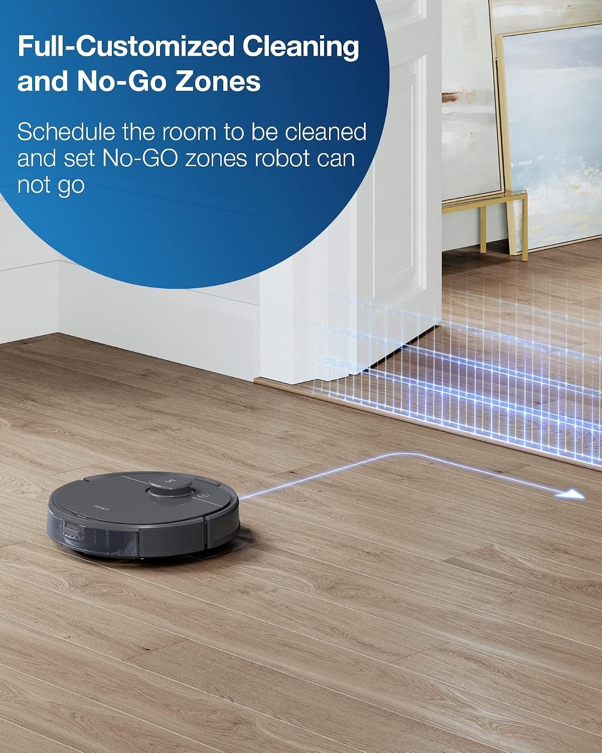  Deebot T8 Robot Vacuum Cleaner and Mop Cleaner, Precise Laser Navigation, Multi — image 4