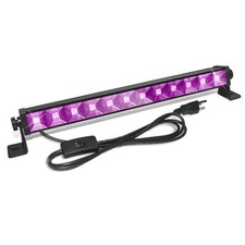 Upgraded 1 Pack 40W LED Black Light Bar Blacklight With Plug Switch 6.5Ft Cord
