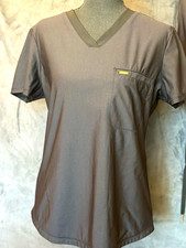 Cherokee FORM Women  s Scrub Set V-Neck Top  Jogger Pants Solid Black Size S