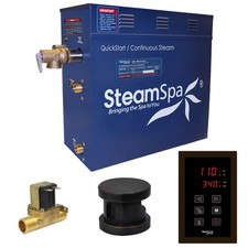 SteamSpa OAT450-A Oasis 4.5 KW QuickStart Steam Bath Generator - Bronze