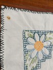 Vintage Hand Embroidered Linen Tablecloth-58”x41”-Detailed & Vivid Embroidery — photo 7