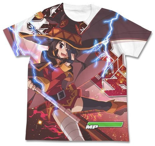 Lightning Exploding Out Blessing On This Wonderful World! 2 Megumin Explosion Full Graphic T ...