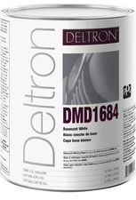 PPG Refinish Deltron 1 Gallon Dmd1684 Basecoat White Paint Free Shipping!