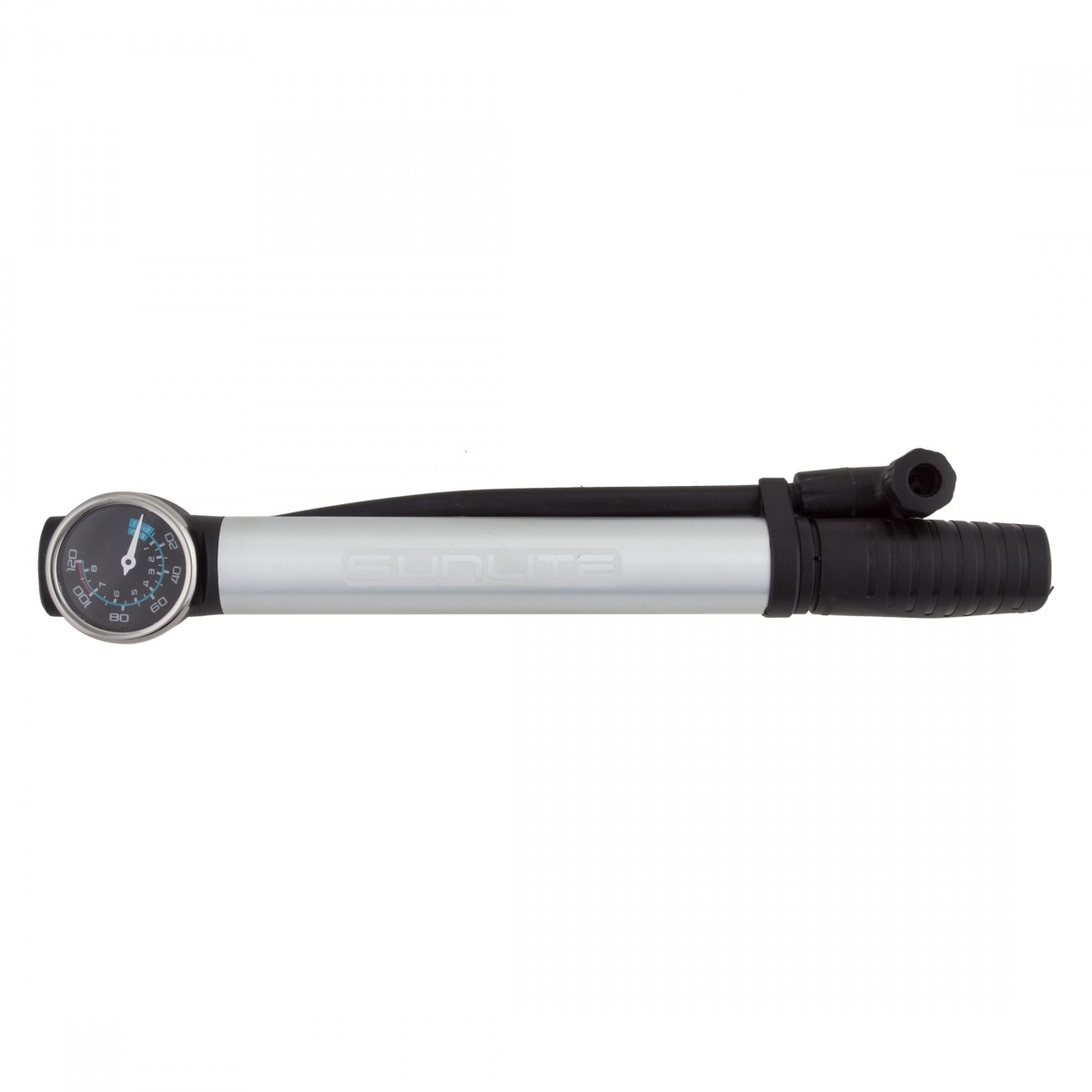 Sunlite Speed Dial Mini Mountain Pump with Gauge - Aluminum Dual Valve 120psi 4790₽
