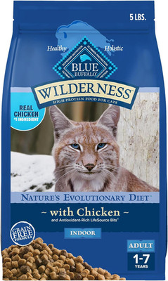 Blue Buffalo Wilderness Chicken Natural High-Protein Grain-Free Dry Food for Adu