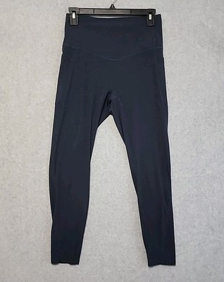 Halara Softly Zero Crossover Pocket Plain Leggings UPF50+ Blue M (7/8)