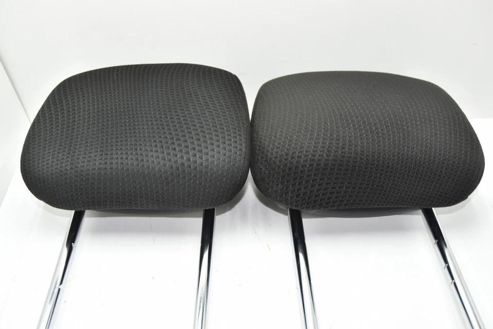 💎 2011-2020 道奇 Grand Caravan 布前活动头枕套装一对原始设备制造商黑色 — 第 2/4 张图片