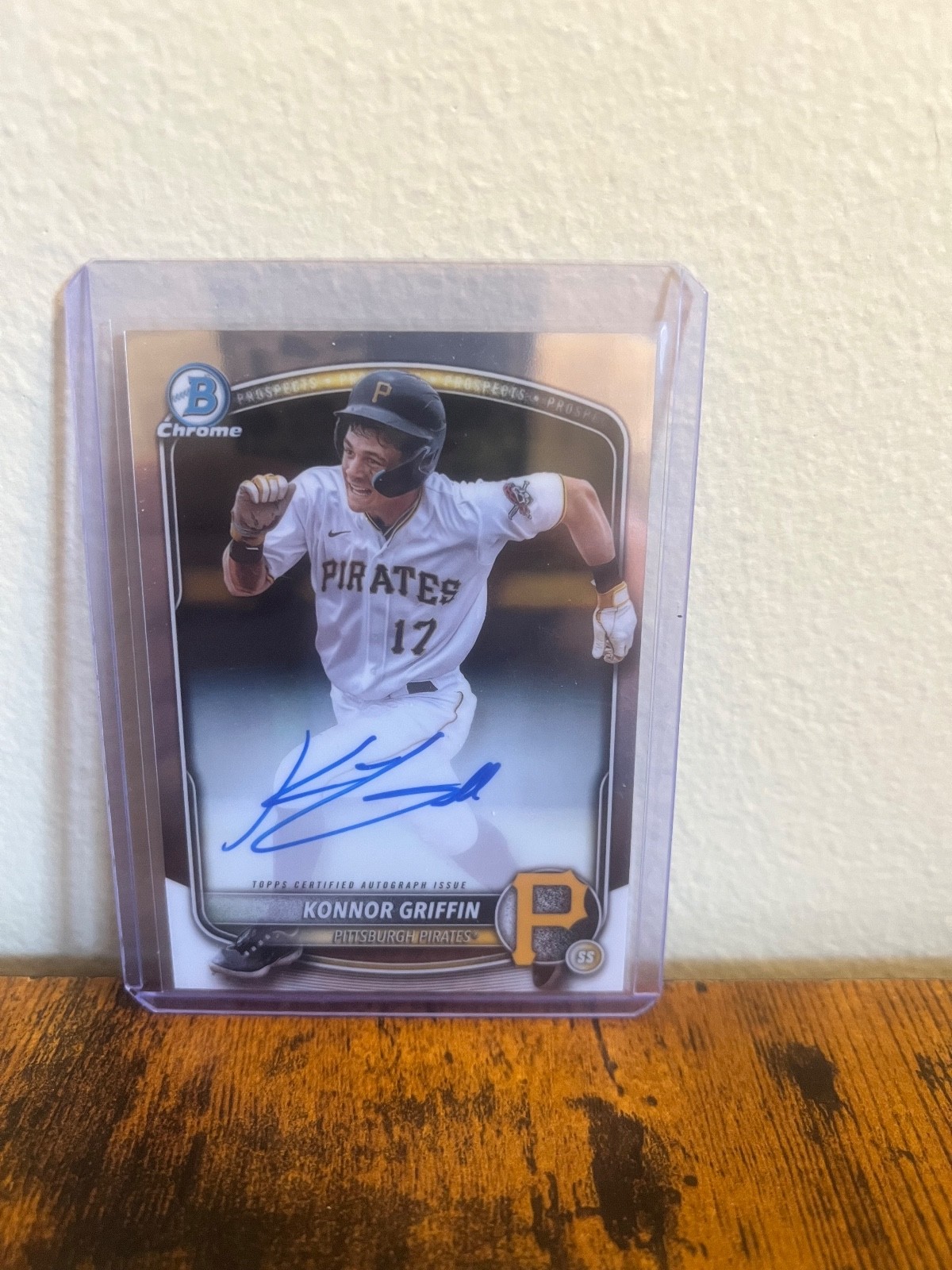 2025 Bowman - Chrome Prospect Autographs Konnor Griffin #CPA-KG (AU, RC)