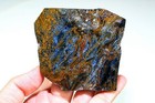 445Ct Blue Fire Golden Bi Color Pietersite Facet Rough Specimen Namibia YBDA156 — photo 2