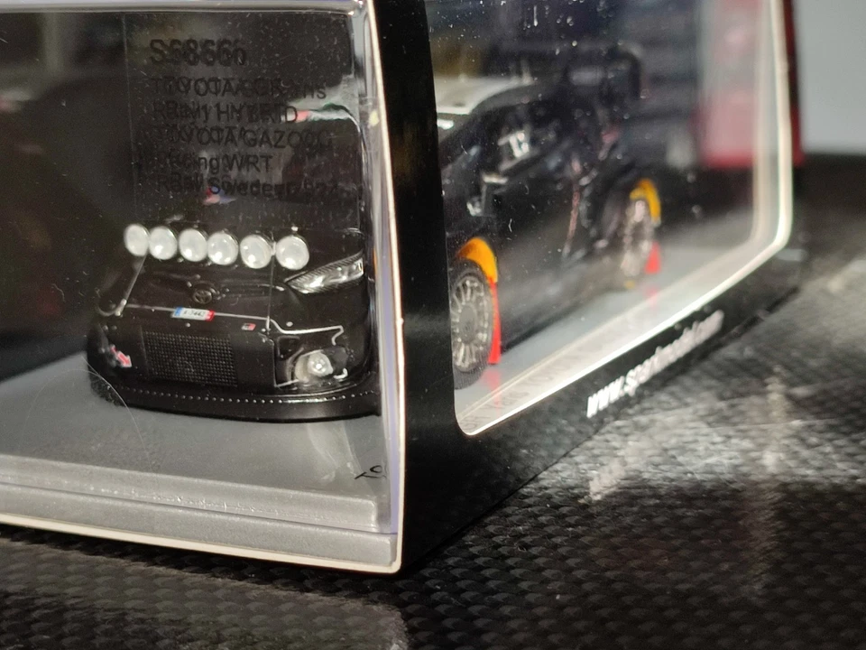 Spark TOYOTA YARIS Rally1 S.Ogier TEST Rally MONTECARLO - 1:43 RARE - Immagine 4 di 4