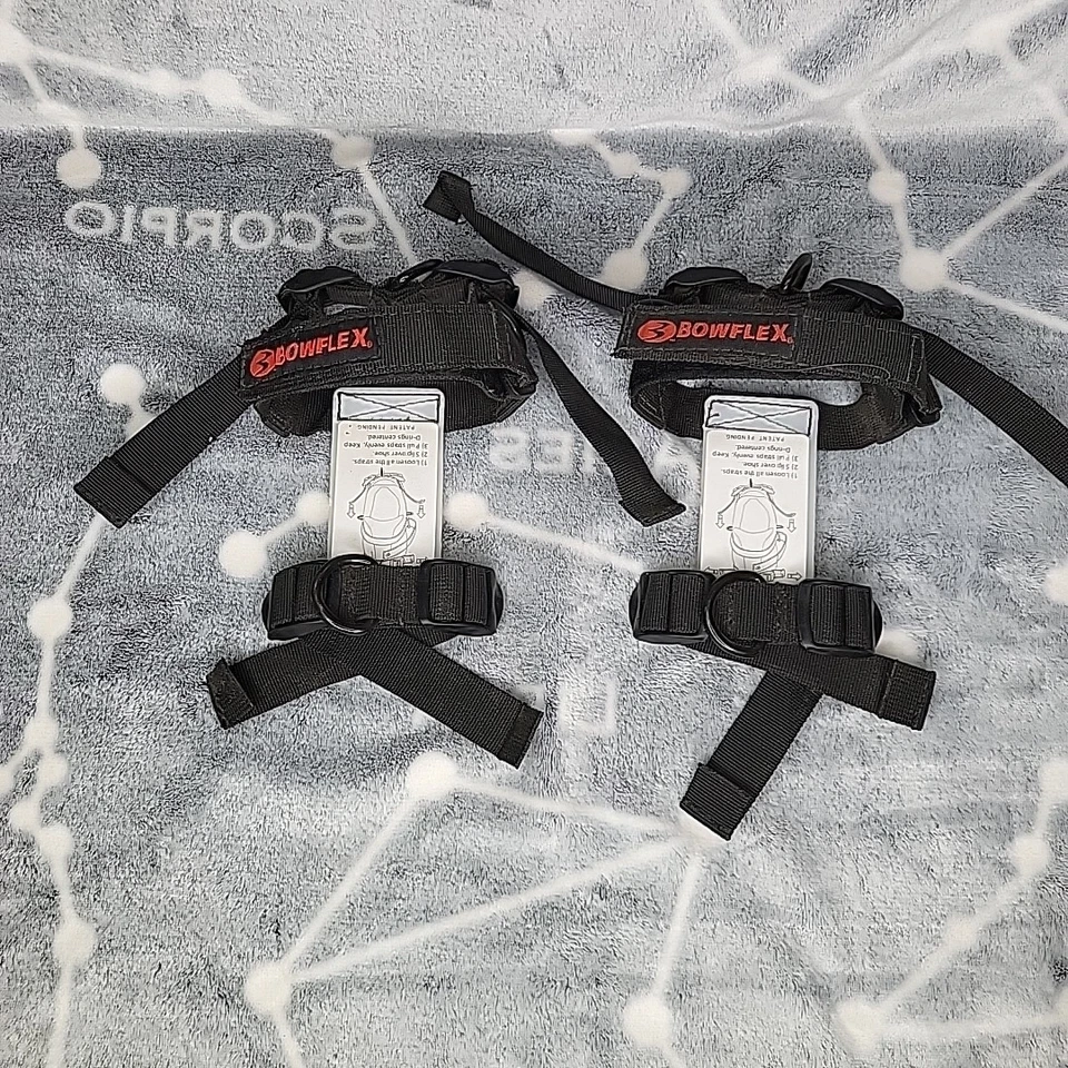 2er Set Bowflex Fußschlaufen Revolution & weitere Modelle OEM kaum benutzt KOSTENLOSER VERSAND