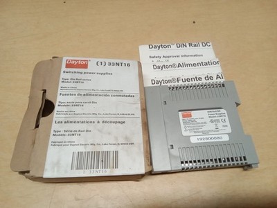 Dayton 33NT16 Power Supplies