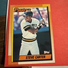 1990 Topps - Steve Carter #482 (RC) Pittsburgh Pirates