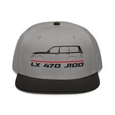 For LX 470 J100 1999-2007 Fans Cap Car Snapback Hat Birthday Gift Racing Unisex