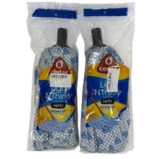 O-Cedar Light 'N Thirsty Cloth Mop Replacement Head Refill New Sealed, Lot of 2