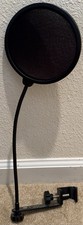 Sterling Audio STPF2 Professional Mesh Pop Filter w/ Gooseneck & Bracket Black