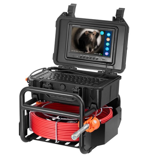 VEVOR Telecamera per Fognatura 30 m Telecamera Fognaria Trasmettitore 512 Hz - Bild 10 von 12