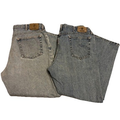 Lot Of 2 Wrangler Jeans Fit Mens 38x29 Blue Relaxed Fit Straight Denim 97601VR