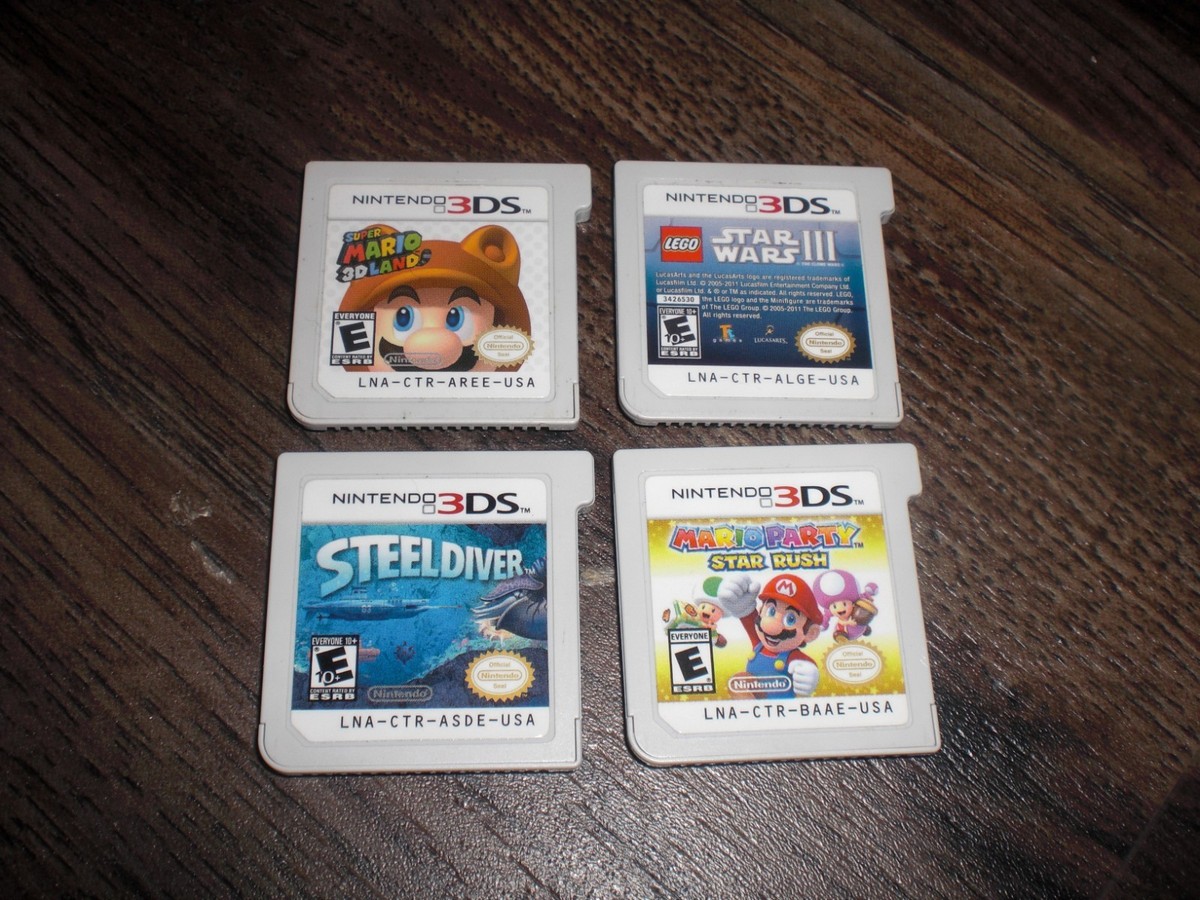 Super Mario 3D Land Mario Party Star Rush Lego Star Wars 3 Steel