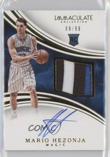 2015-16 Panini Immaculate Rookie 69/99 Mario Hezonja #143 Patch Auto 0o9