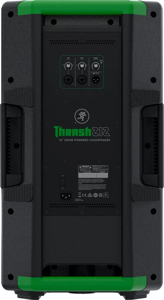 2 Mackie Thrash212 12” 1300W Active DJ PA Speakers w/Wireless Linking Thrash 212 - Image 4 of 4