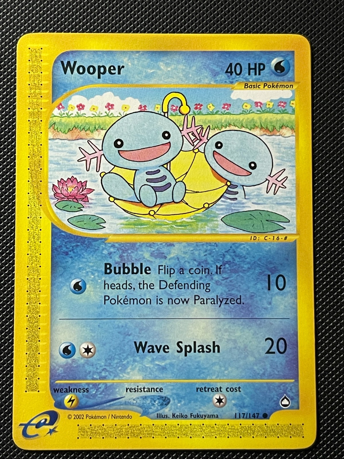 Pokemon - e-Aquapolis - Wooper 117/147 NM