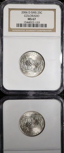 2006 D Washington Quarter Colorado State NGC MS67 ~FREE SHIPPING