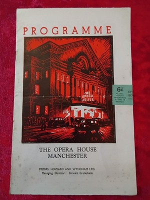 1950s A Majority of One Opera House Manchester Theatre Programme Vintage Adverts