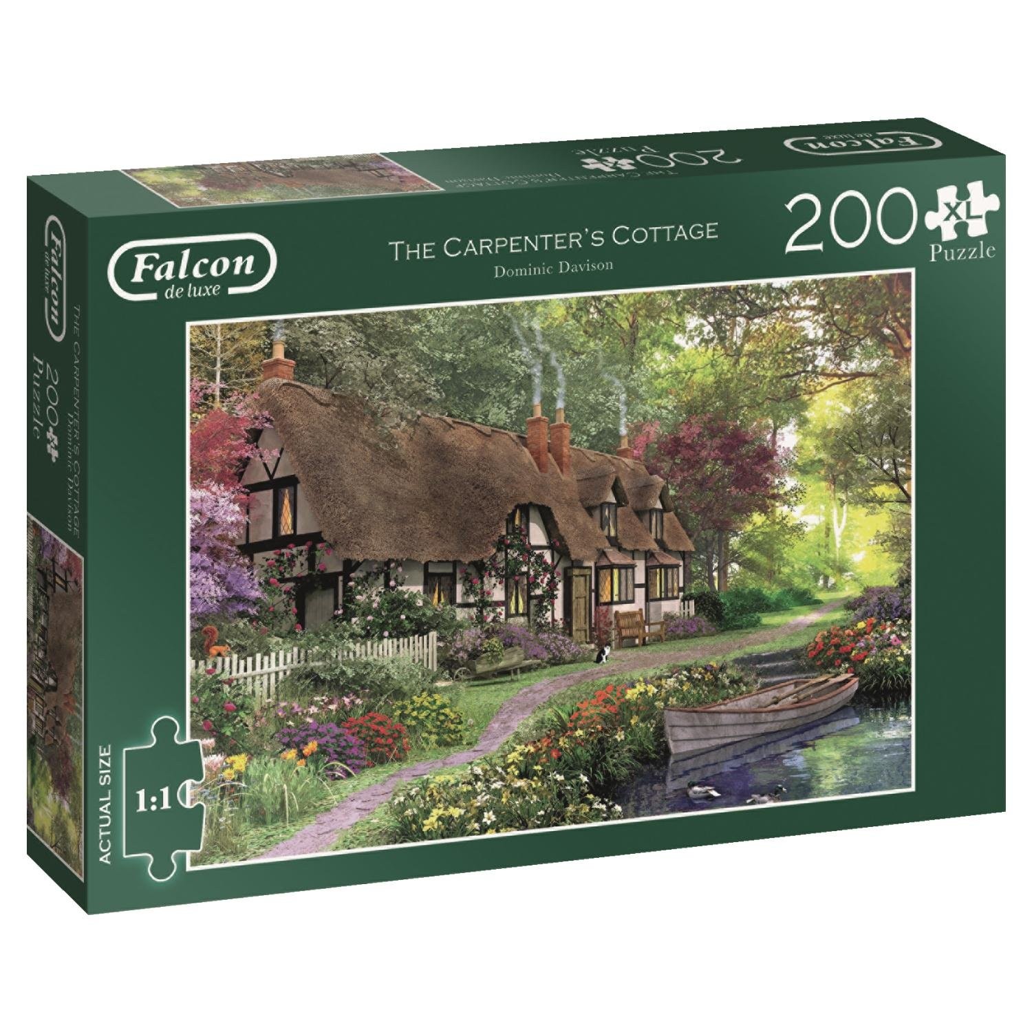 Пазл Jumbo 11218 Carpenters Cottage 200 XL мульти 3390₽
