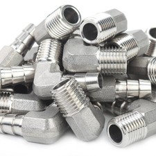 LTWFITTING 90 Degree Elbow Stainless Steel 316 Barb Fitting 5/16" ID Hose x 1...
