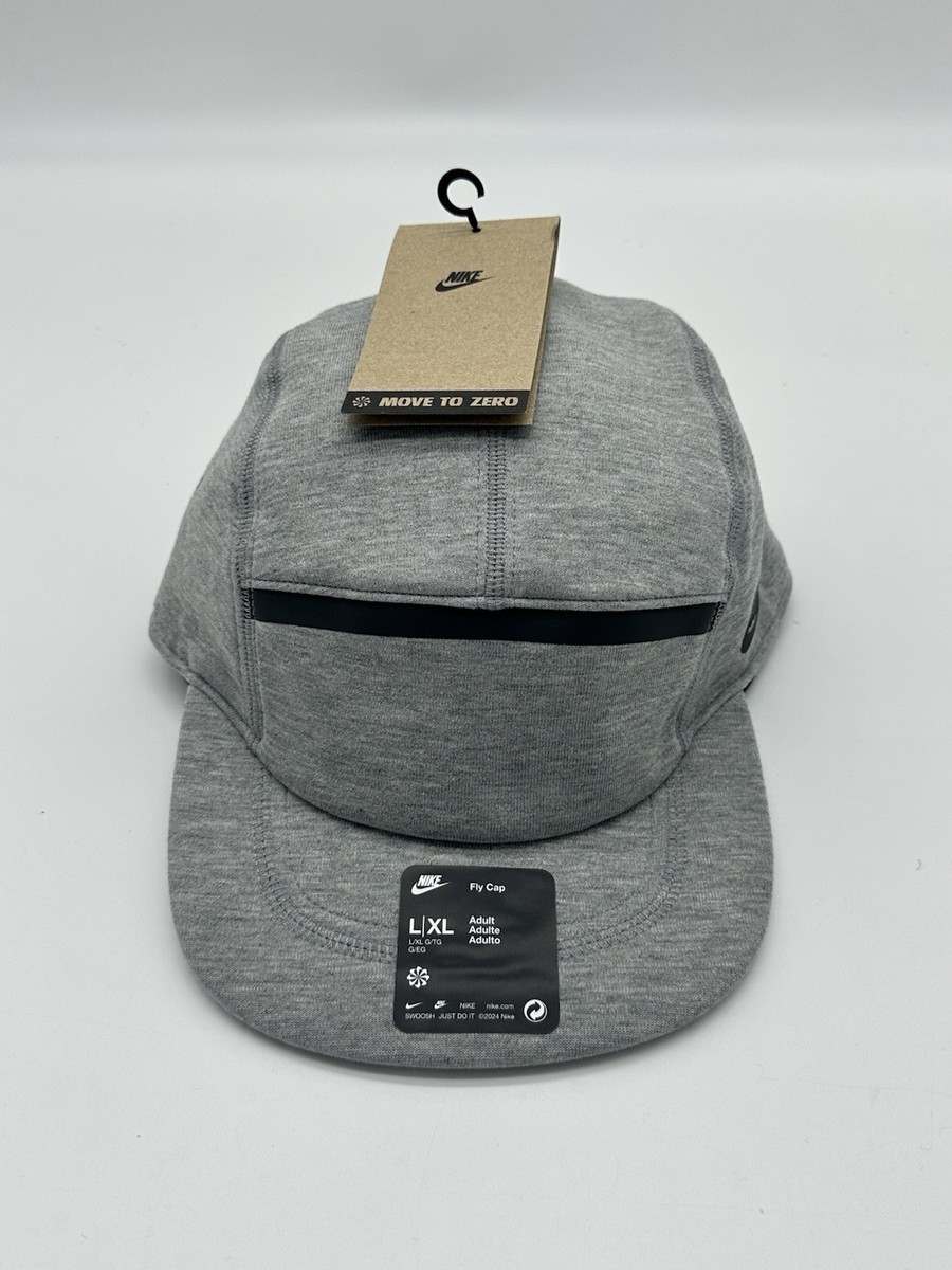 帽子 00s NIKE Fleece Flight Hat GREY M/L Nike Fly Unstructured Tech Fleece Cap Hat Size L/XL Grey Heather