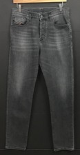 Diesel Men  s D-Fining Tapered Jeans Black Stretch Denim Size 29 X 31