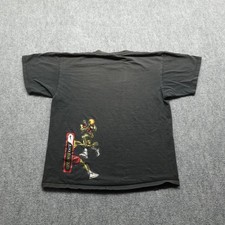 Nike T-Shirt Men's Vintage Black L Cotton Graphic Print Basketball