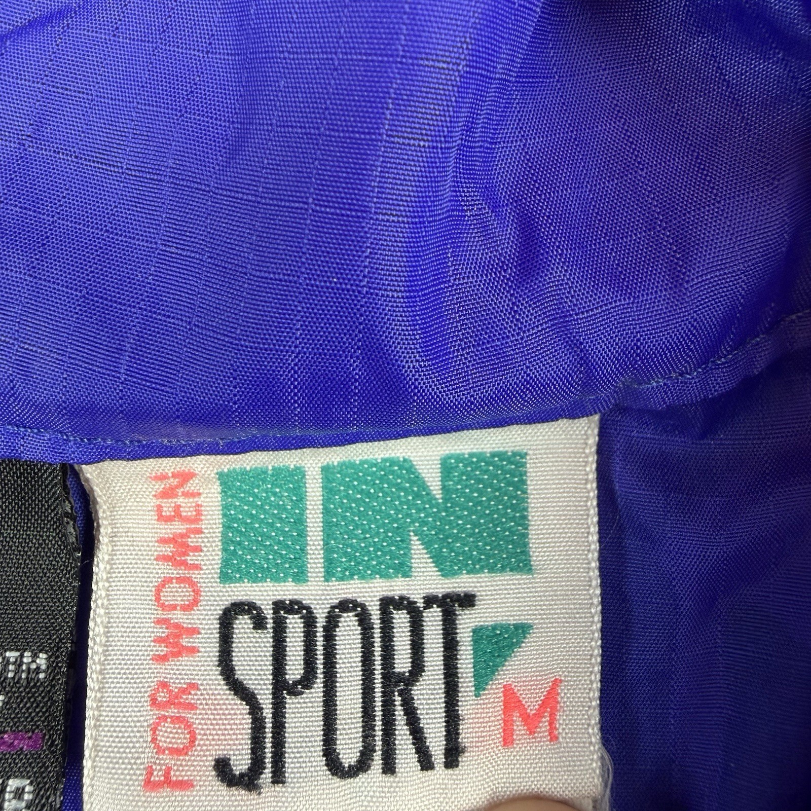 IN SPORT For Women Blue illumiNITE Reflective Windbreaker Jacket Coat 