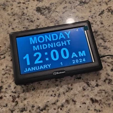 Soobest Dementia Alarm Clock for Seniors/Elderly, 7" Digital Color Display