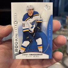 2025-26 Upper Hockey -  Rookie Authentics Jimmy Snuggerud #115 (RC)  1739/1749