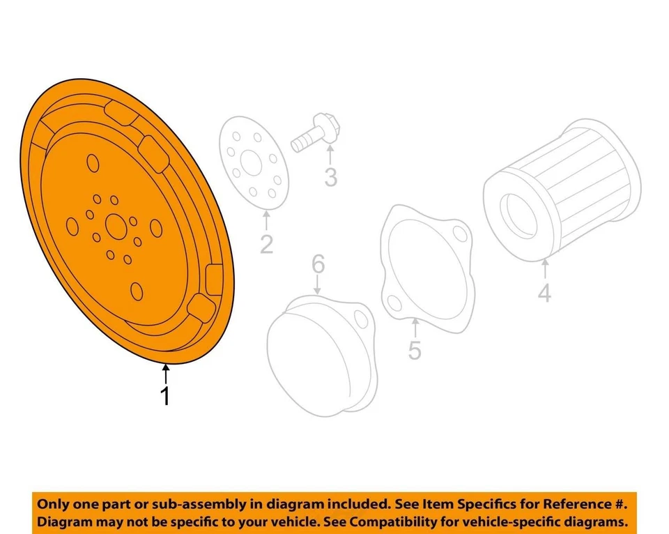 2023 Subaru Impreza 2.0L Flywheel 17 18 19 20 21 22 23 OEM - Image 3 of 4