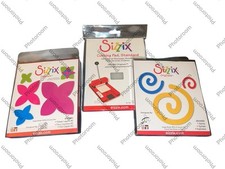 Lot of 3 SIZZIX Replacement Cutting Pad Flower Swirl 654557 - 654980 654989 NEW