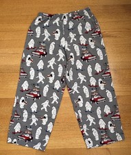 Pottery Barn Teen Gray Yeti Pajama Pants Large
