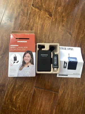 Samson XPD1 Lavalier USB Digital Wireless Microphone System   New Open Box