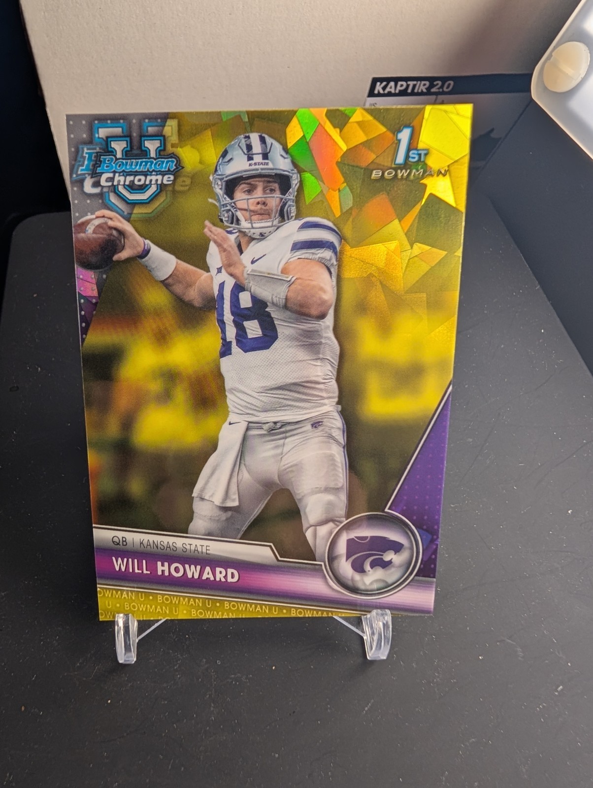 Will Howard Yellow Sapphire /75 2023 Bowman Chrome U University