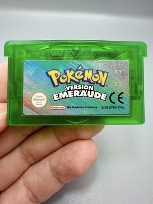 CHA FR   Pokemon Version Emeraude GBA 100% AUTHENTIQUE PILE NEUVE   (Französisch)