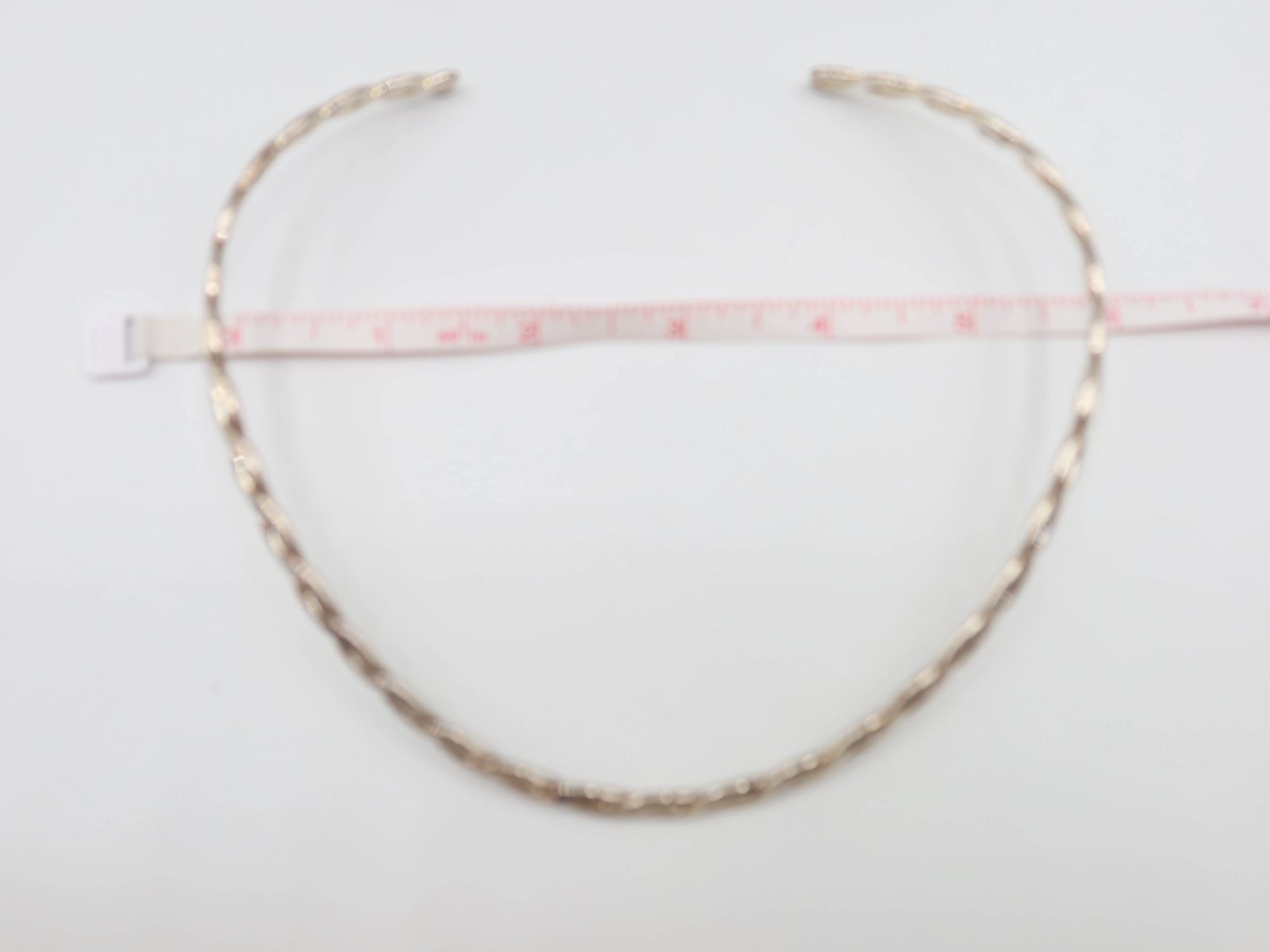 Silver Tone Solid Braided Collar Choker Necklace … - image 8