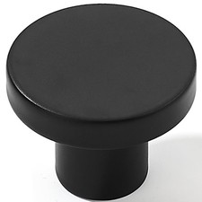 10 Pack Cabinet Knobs Black Kitchen Cabinet Knobs Round Dresser Drawer Knobs